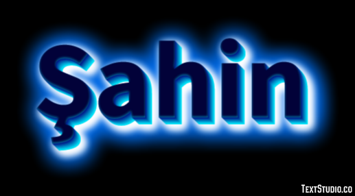Şahin Efeito de texto