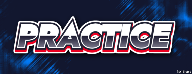 Practice Text Effect