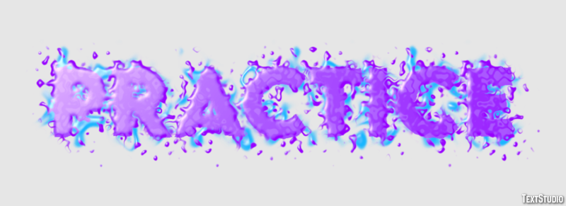 Practice Text Effect