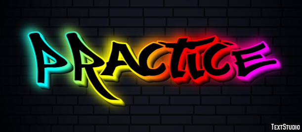 Practice Text Effect
