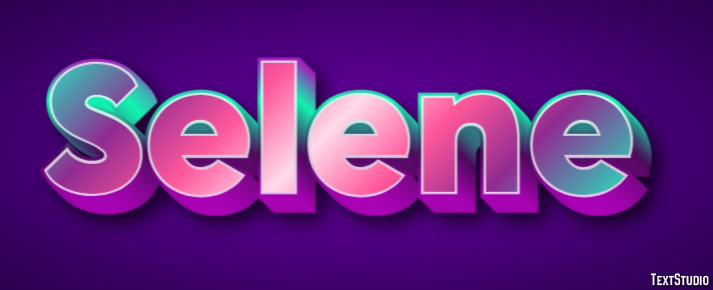 Selene Text effect