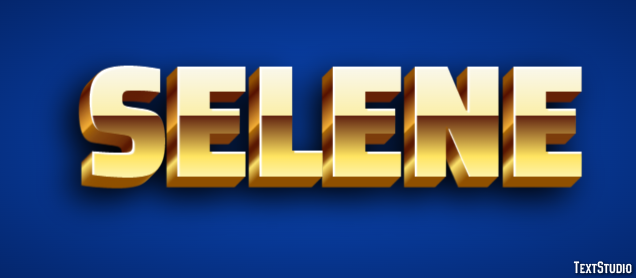 Selene Text effect