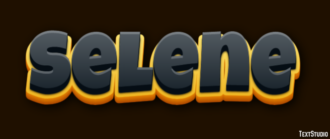 Selene Text effect