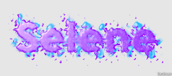 Selene Text effect
