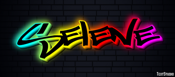 Selene Text effect