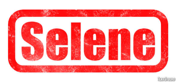 Selene Text effect