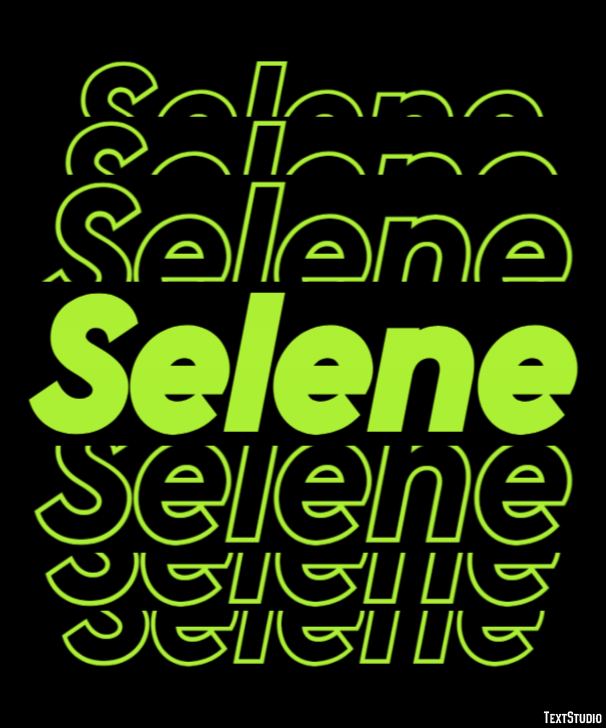 Selene Effet de Texte