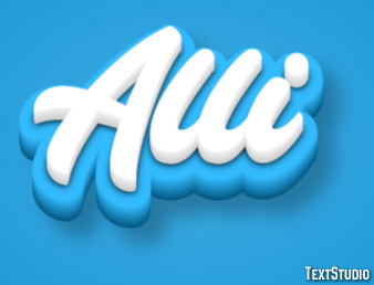 Alli Text Effect