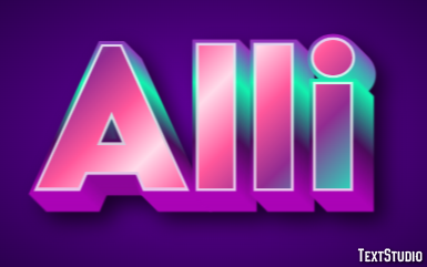 Alli Effetto testo