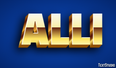 Alli テキスト効果