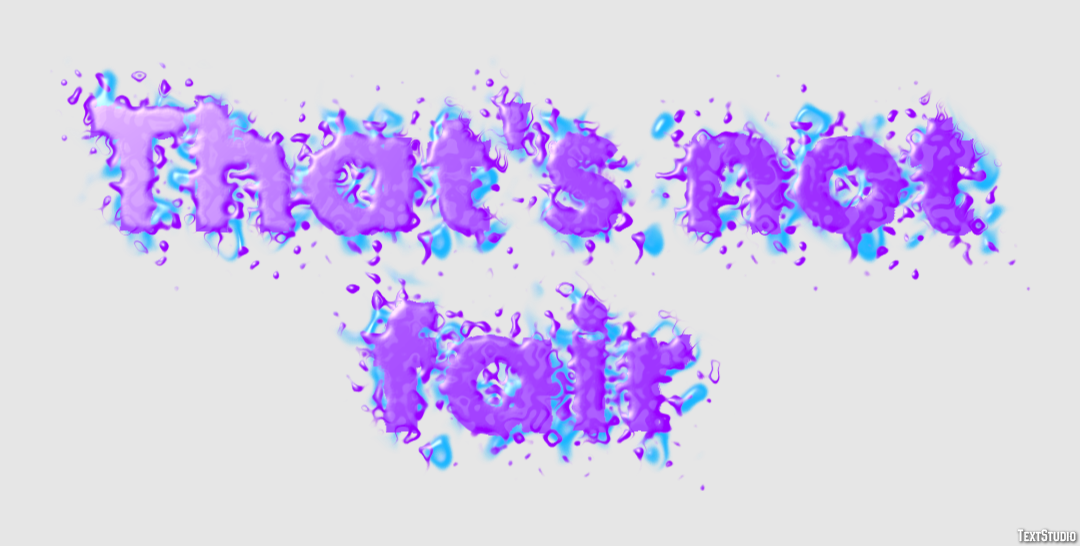 That's not fair Text Effect
