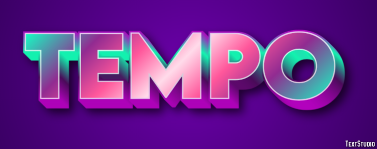 Tempo Effet de Texte