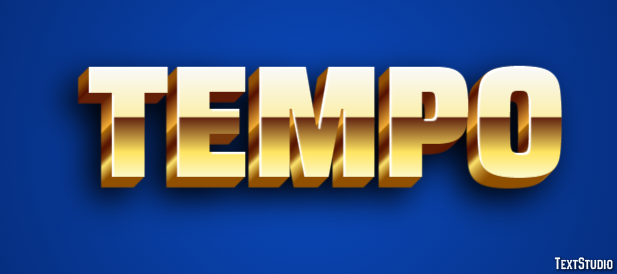 Tempo Effet de Texte