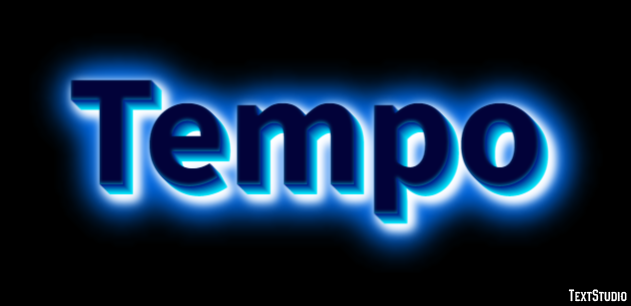 Tempo Efekt tekstowy