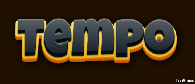 Tempo Efekt tekstowy