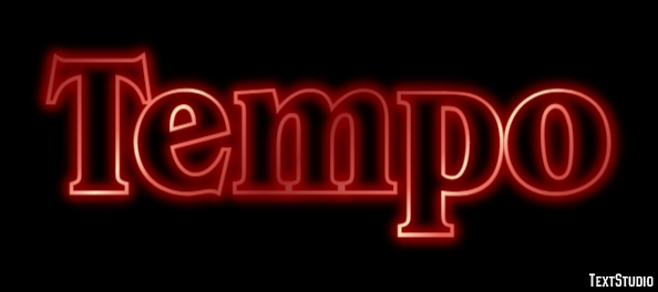 Tempo Effet de Texte