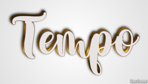 Tempo Effet de Texte