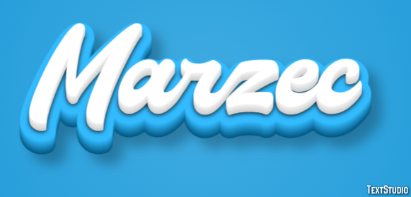 Marzec Texteffekt