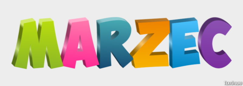 Marzec Texteffekt