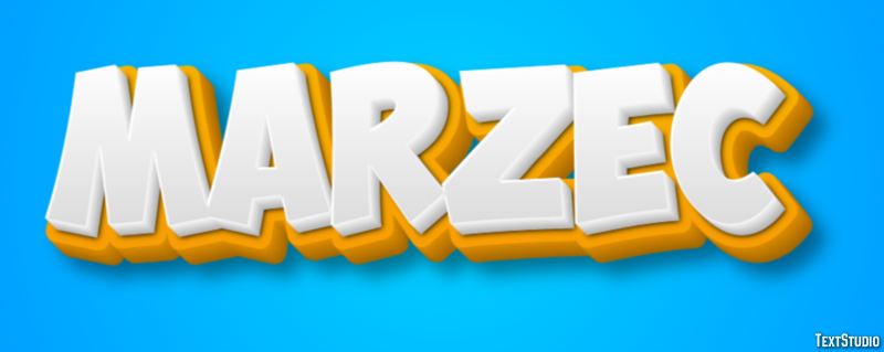 Marzec Texteffekt
