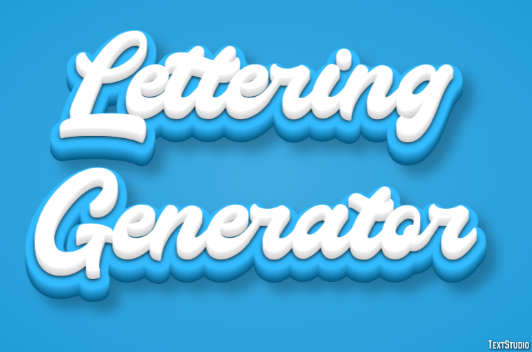 Lettering Generator Text Effect