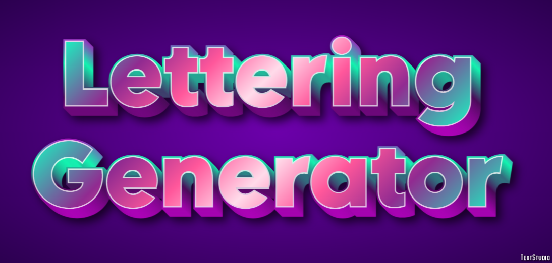 Lettering Generator Text Effect