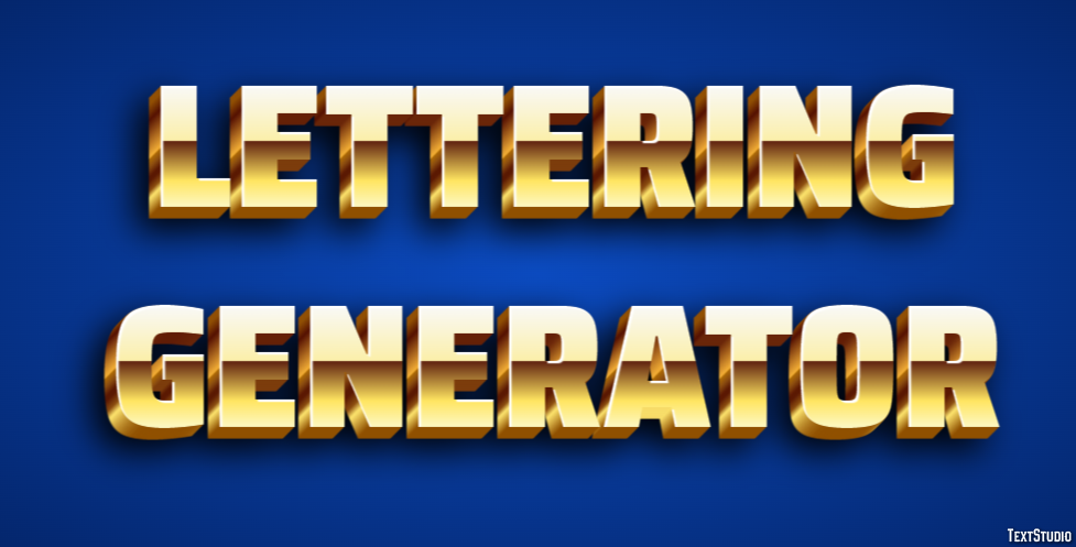 Lettering Generator Text Effect