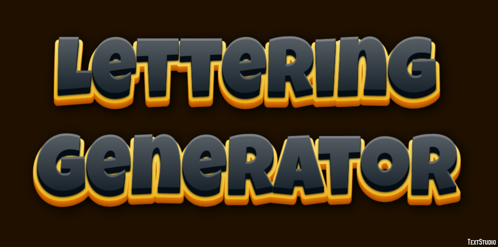 Lettering Generator Text Effect