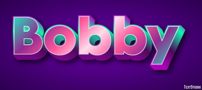 Bobby Text Effect