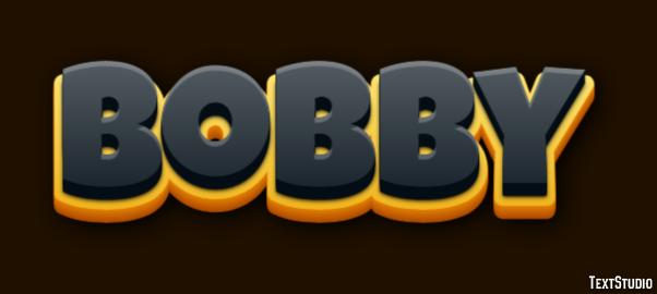 Bobby Эффект текста