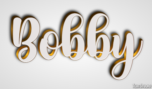 Bobby Эффект текста