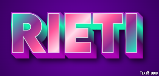 Rieti Texteffekt