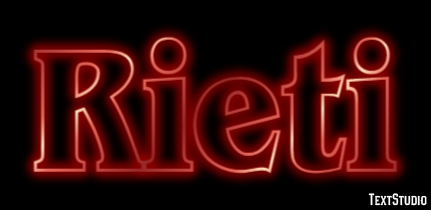 Rieti Texteffekt