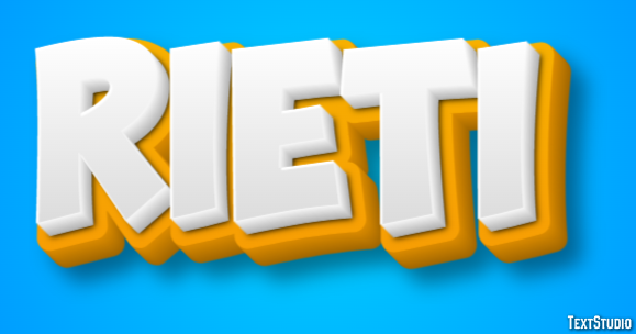 Rieti Efekt tekstowy