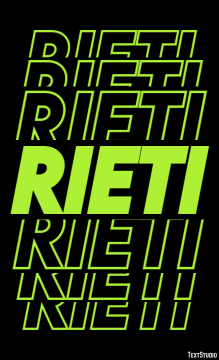 Rieti Efekt tekstowy