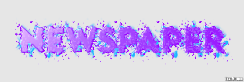 Newspaper Text effect