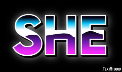 She Tekst Effect