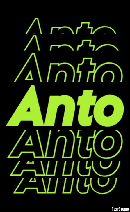 Anto Efecto de Texto
