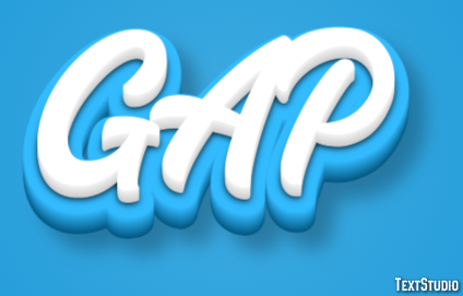 GAP Effet de Texte