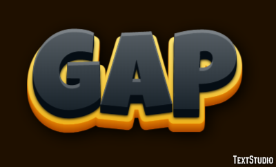 GAP Efecto de Texto