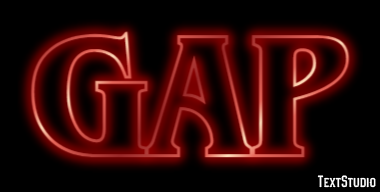 GAP Effet de Texte