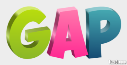 GAP Effet de Texte