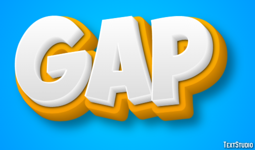GAP Effet de Texte