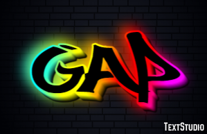GAP Efecto de texto
