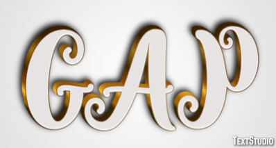 GAP Effet de Texte