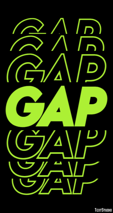 GAP Effet de Texte