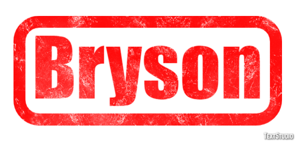 Bryson Tekst Effect