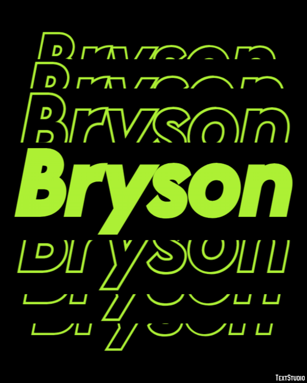 Bryson Tekst Effect