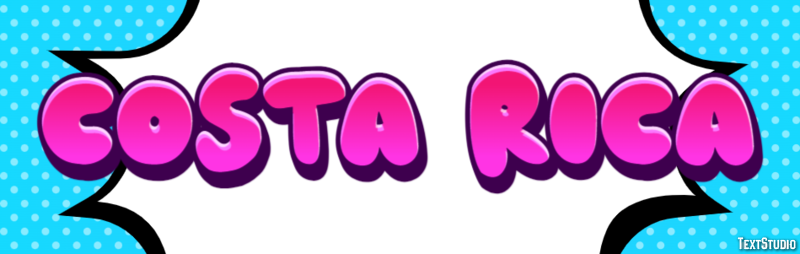 Costa Rica Efecto de Texto