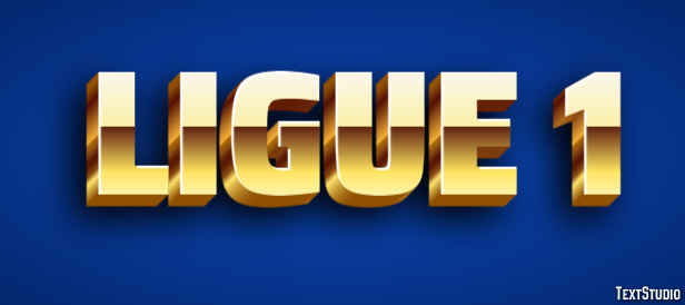 Ligue 1 Tekst Effect